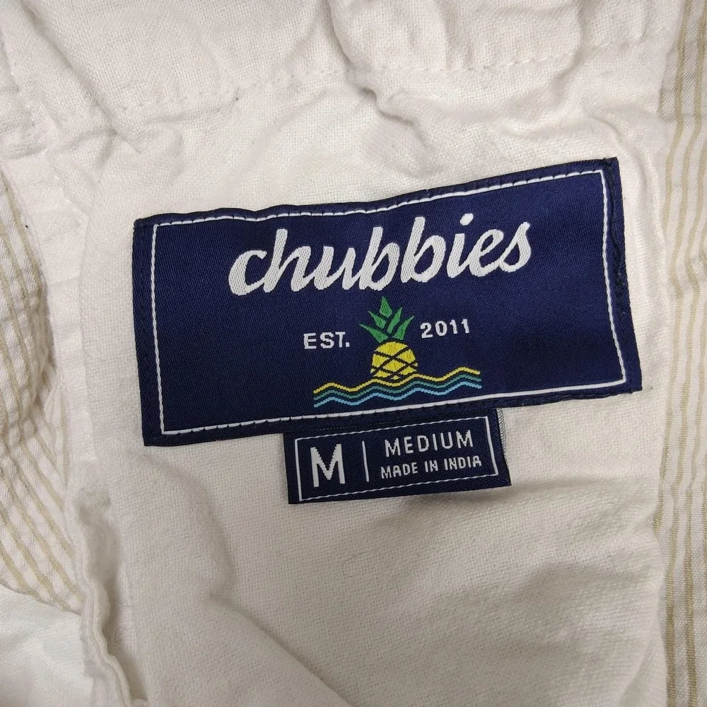 Chubbies Shorts Mens Medium Beige 5.5